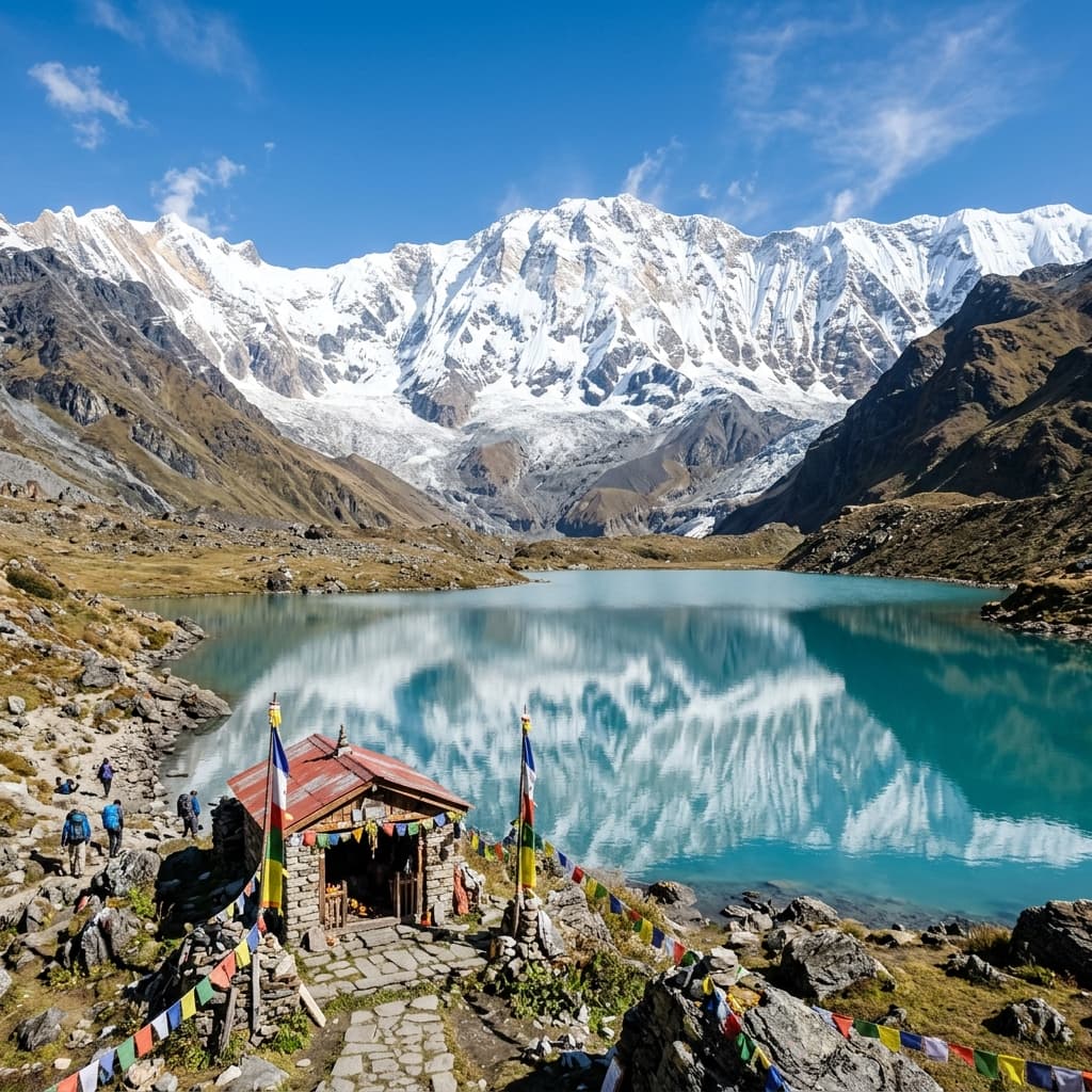 Trek from Khopra Ridge to Swanta Village (2214m)